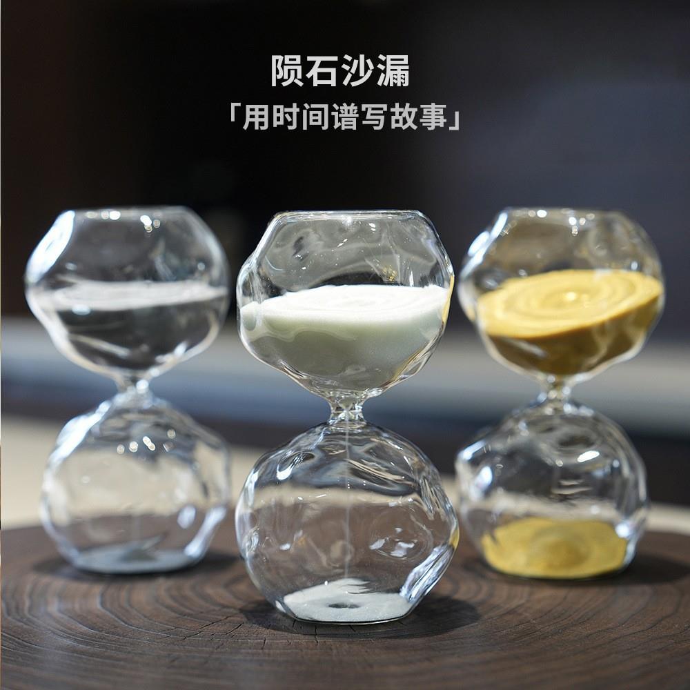 北欧居异形玻璃沙漏家器计sl2052 时0分钟艺术沙漏创意礼品家居摆