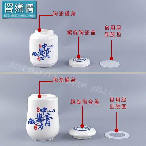 膏方密膏分院装医封装店粉包加LA002OGO储物收纳