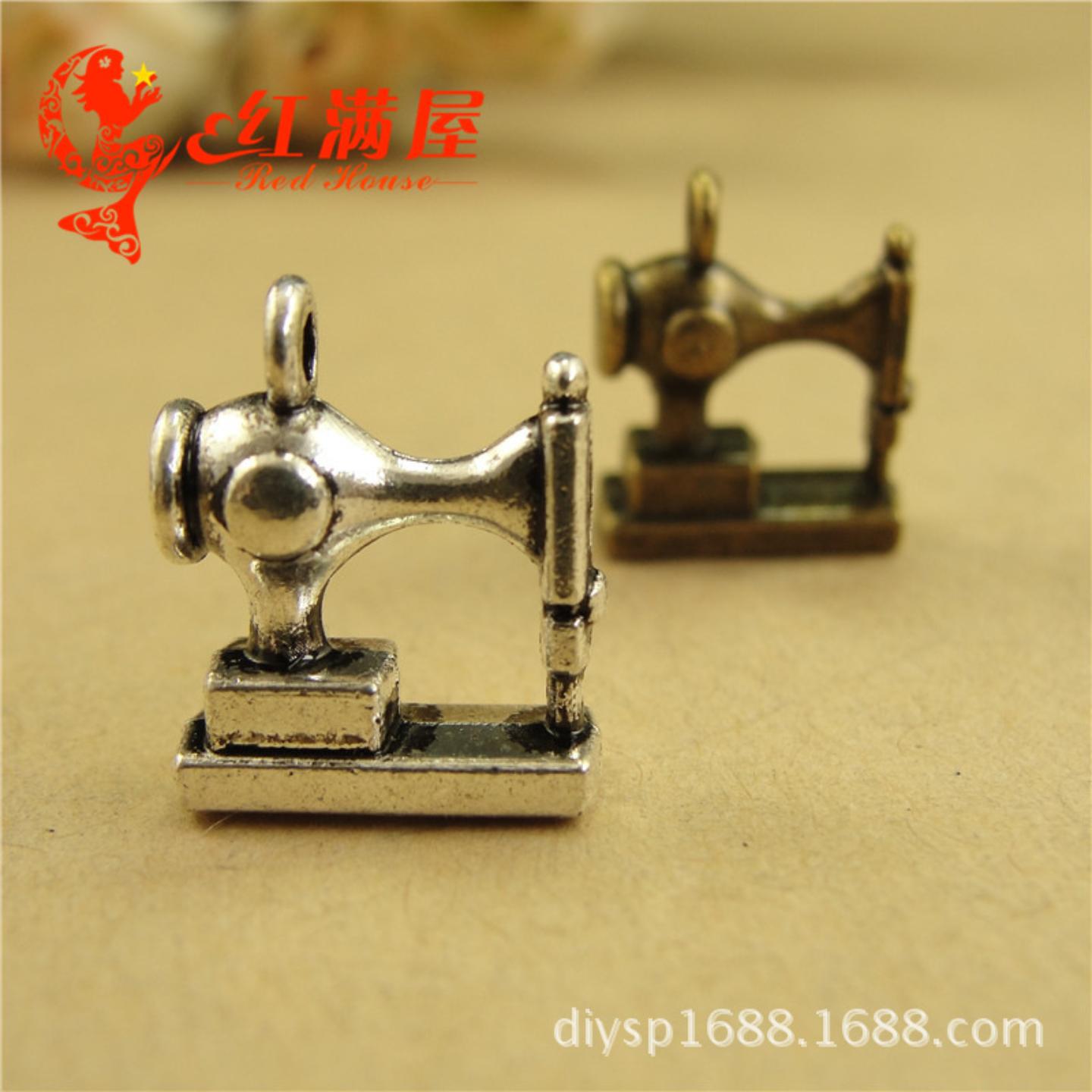A1244两色2克复古缝纫机韩国饰品