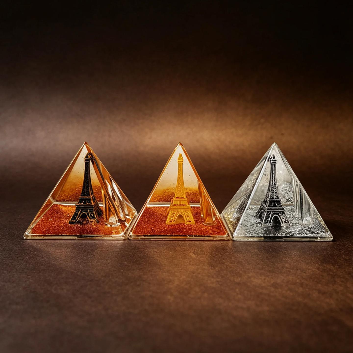 金粉油滴海洋纪念品水晶巴黎