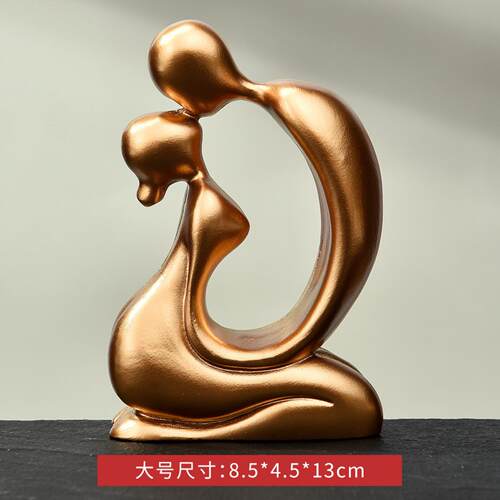 现代简约左思右想抽象人物工艺品