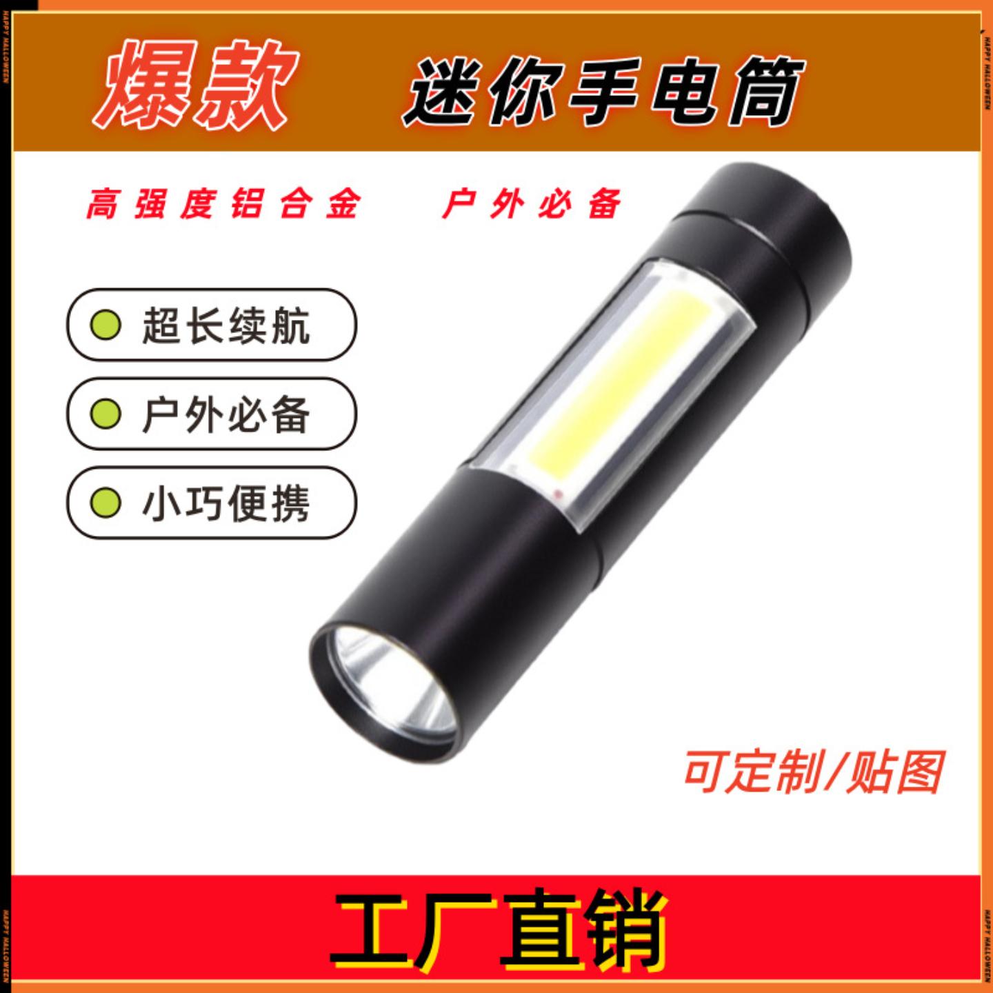 儿童手电筒小型家用学生可爱强光