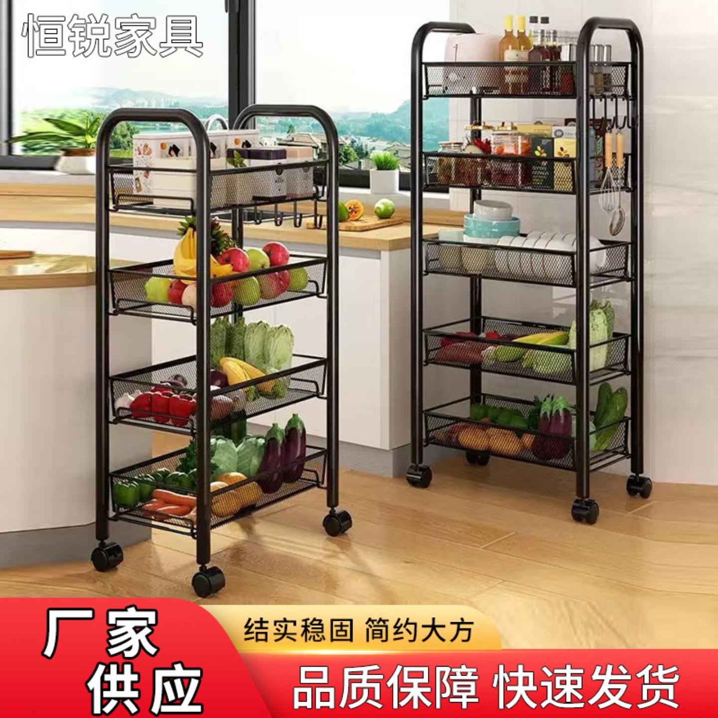 现代简约小推车厨房浴室卧室沥水