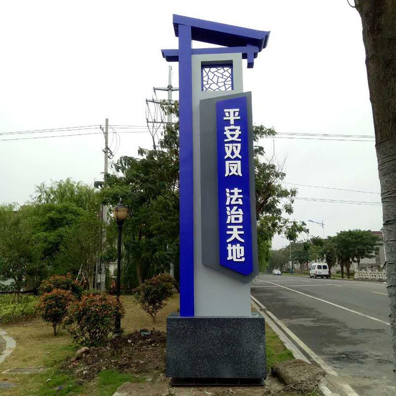 精神堡垒 户外型发立佐致（收式大导向牌公园商场光标牌 不锈钢识图片