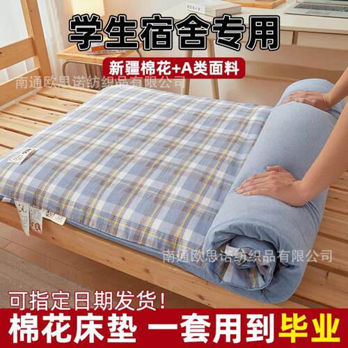 可拆洗A类新疆棉花床褥学生宿舍