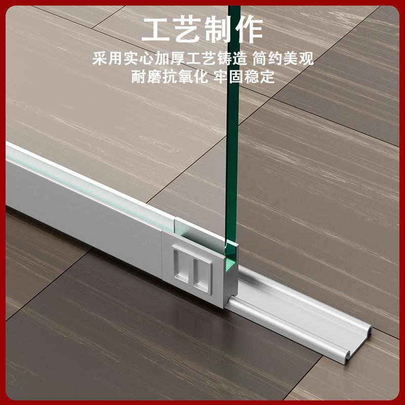 高级玻浴璃房趟门轮家具柜门厨门淋房推拉导玻璃门佐致(收上下轨