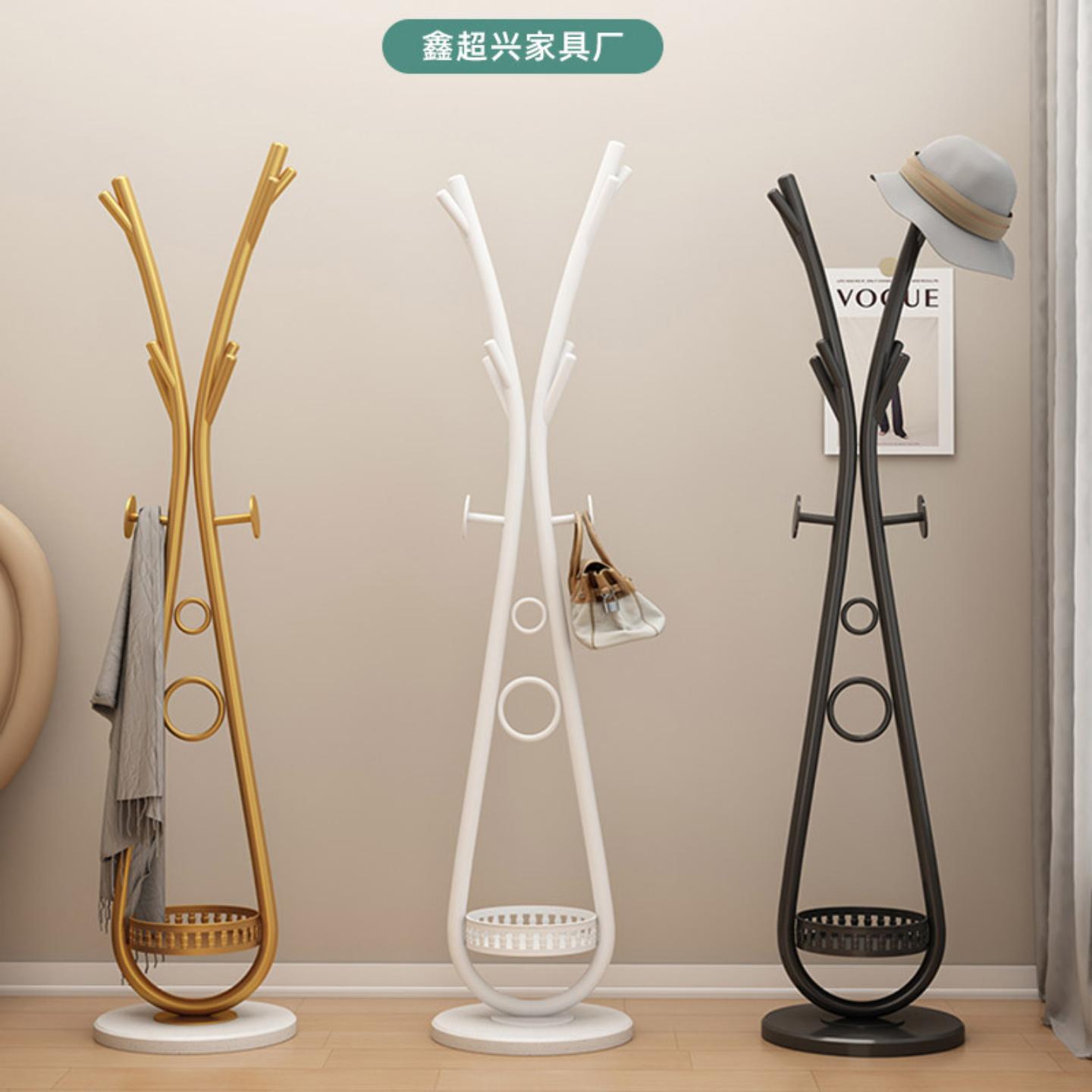 家用卧室衣帽架落地立式挂衣架