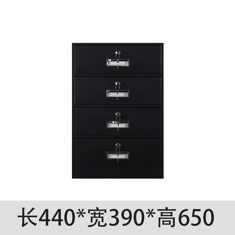 公钢制铁皮档案文件柜家矮用床收纳头柜抽屉式佐致(收桌下资料室
