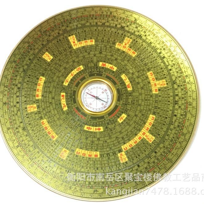 件铜风水脂罗盘罗经仪摆自298动三元仿综合盘指树罗盘