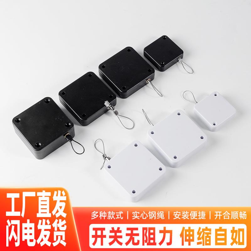 家货简易闭佐致(收现门器拉绳厂自动关门器用免打孔自动家闭门器