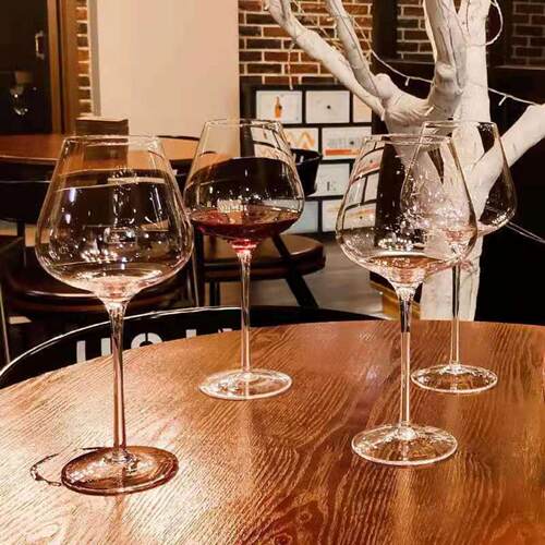 勃艮第红酒杯家用水晶玻璃
