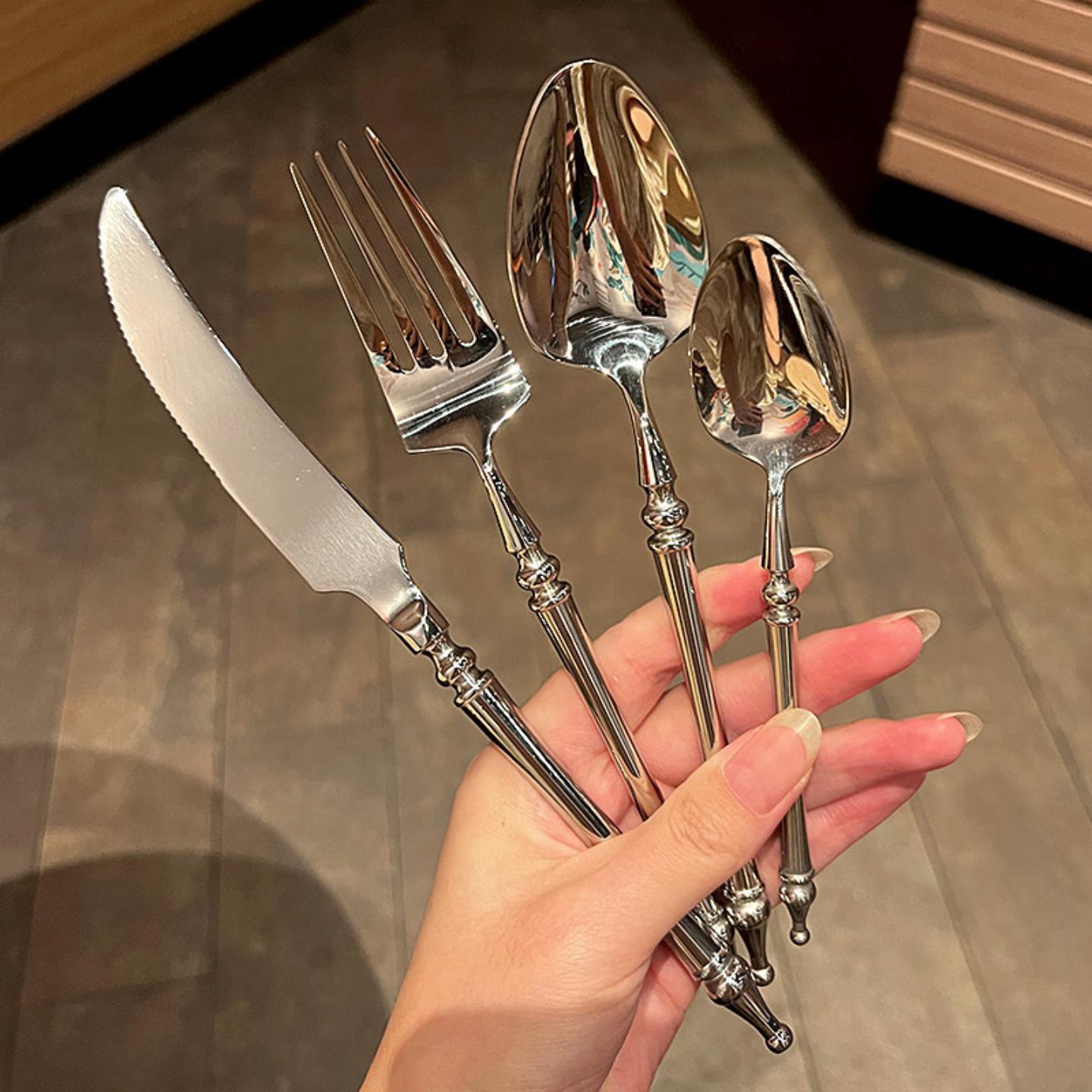 304不锈钢餐具套装罗马传奇牛排