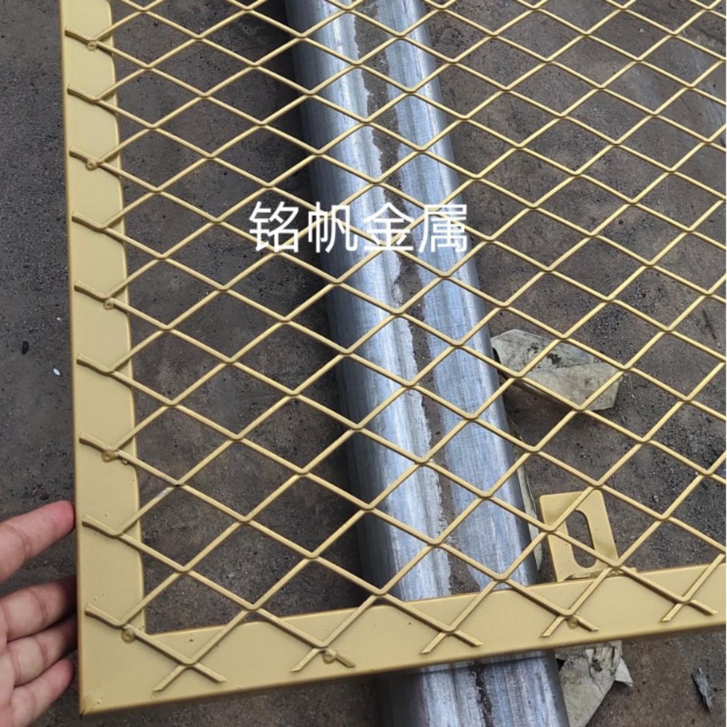 吊顶菱形装饰网船舶钢构载重脚踏图片