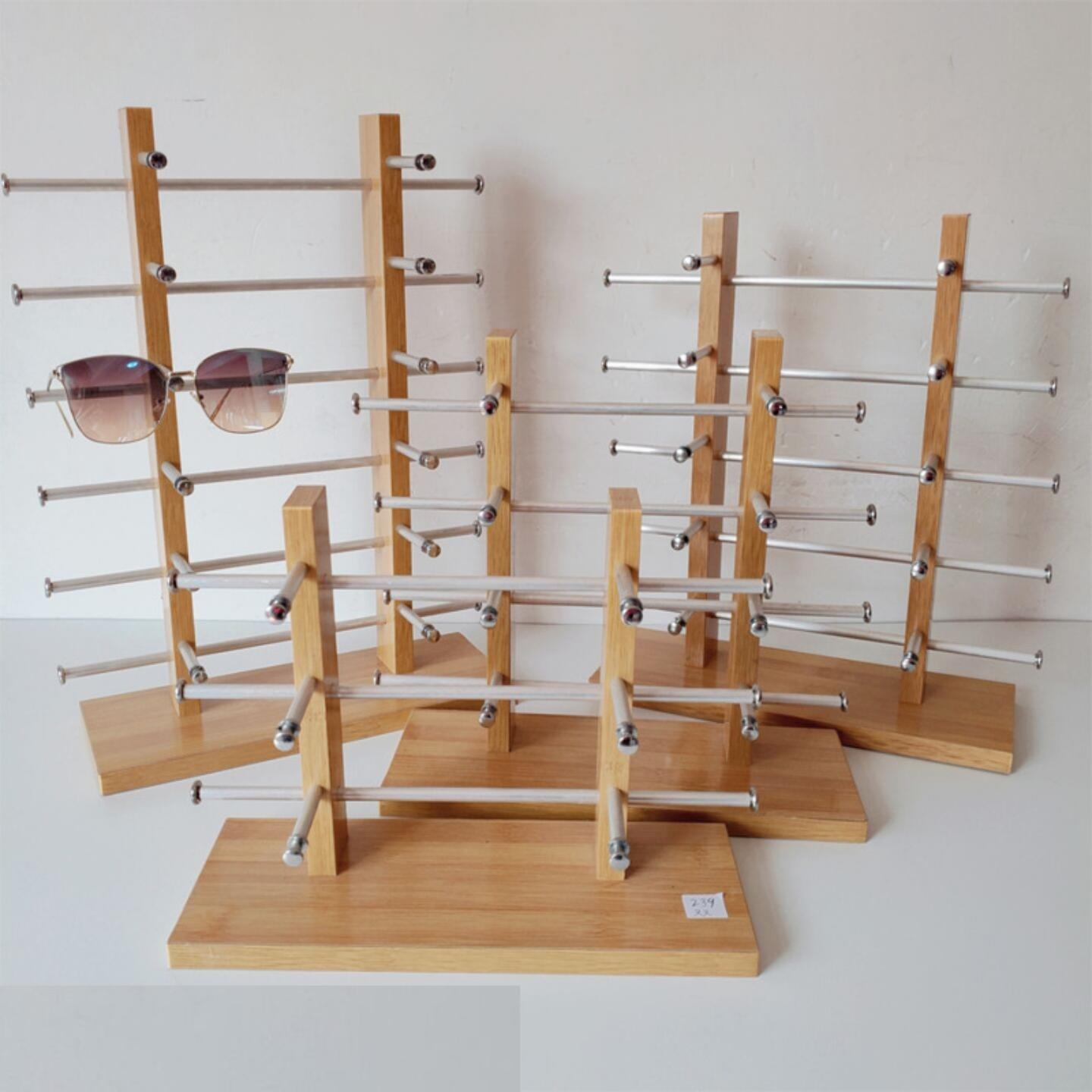 眼镜展示架木质展架太阳展示道具