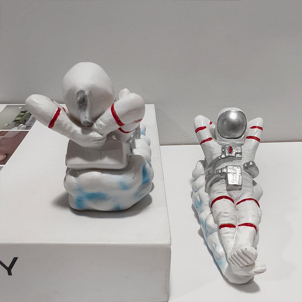 现简约个件性太ZY202208空宇航员模居型摆创意家室内电视装饰柜品