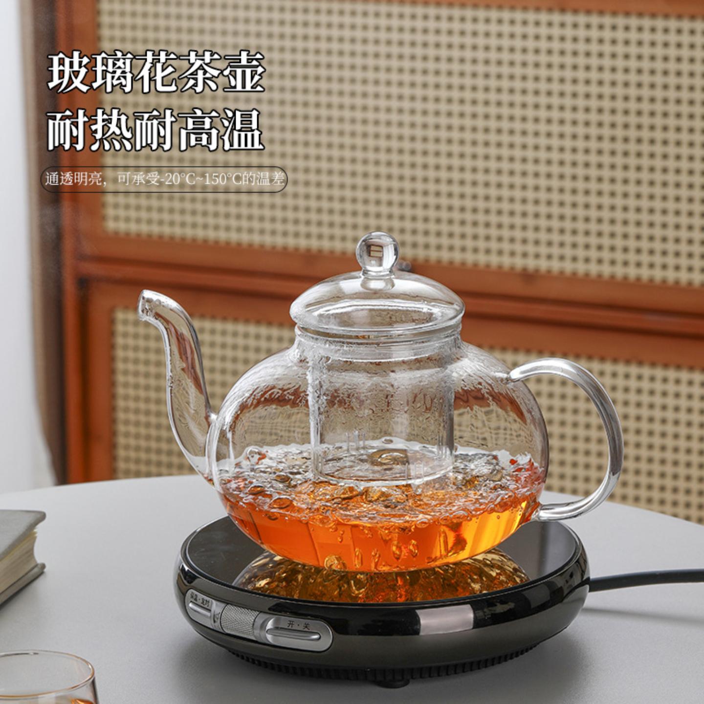 高硼硅玻璃茶壶家用大容量花草