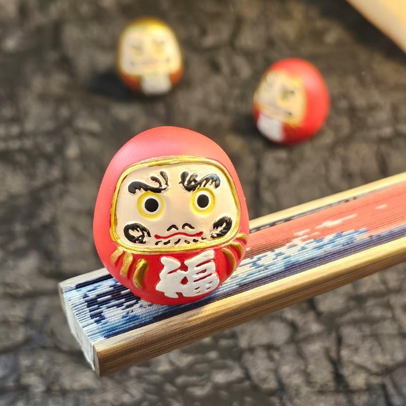 达摩蛋摆件日居式中式料祈福招财猫日店酒屋开业小装饰桌面小摆件