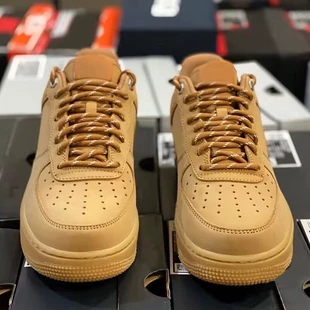 本低帮小麦色男鞋 版 情侣休闲板鞋 冬季 空军.一号莆田高 新款 女蒲田
