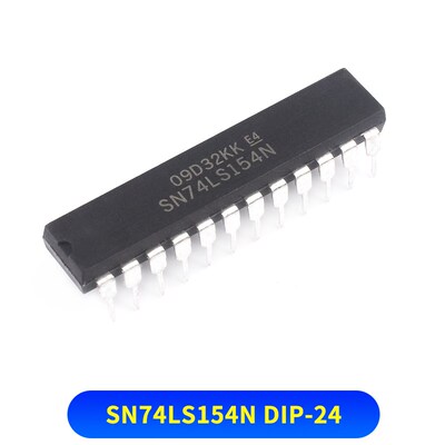 CD74HC154EN/SN74LS154N直插窄体/宽体74HC154解码芯片IC DIP-24