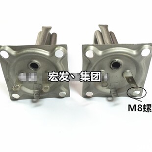 方形法兰汗蒸机加热管 蒸炉电热管 220V 2500W 蒸汽房发热管