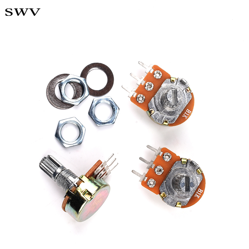 WH148单联 B1k2k5k10k50k100k200k250k500k 1M短柄长柄电位器