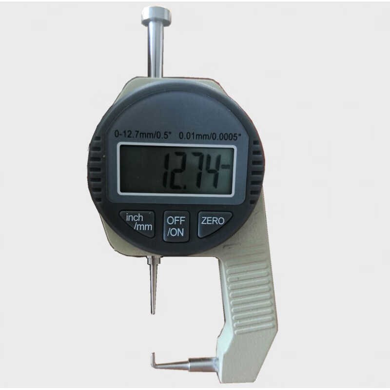 数显测厚规测厚仪高精度0.00y1千分尺测量壁厚测纸张薄膜皮革仪器
