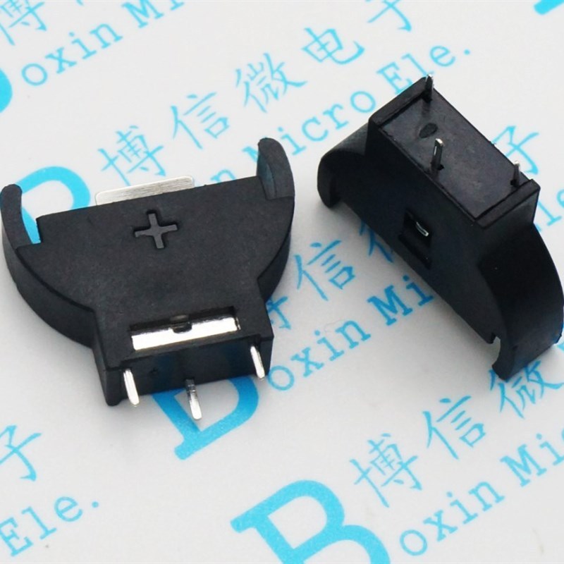 立式 CR2032电池座  纽扣电池座 CR2032电池盒 立式 直插式