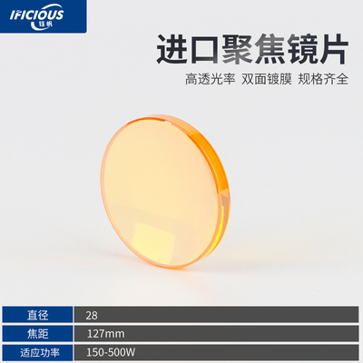 Co2进口激光聚焦镜ZNSE 18/19/20mm大功率雕刻切割机透镜光路配件