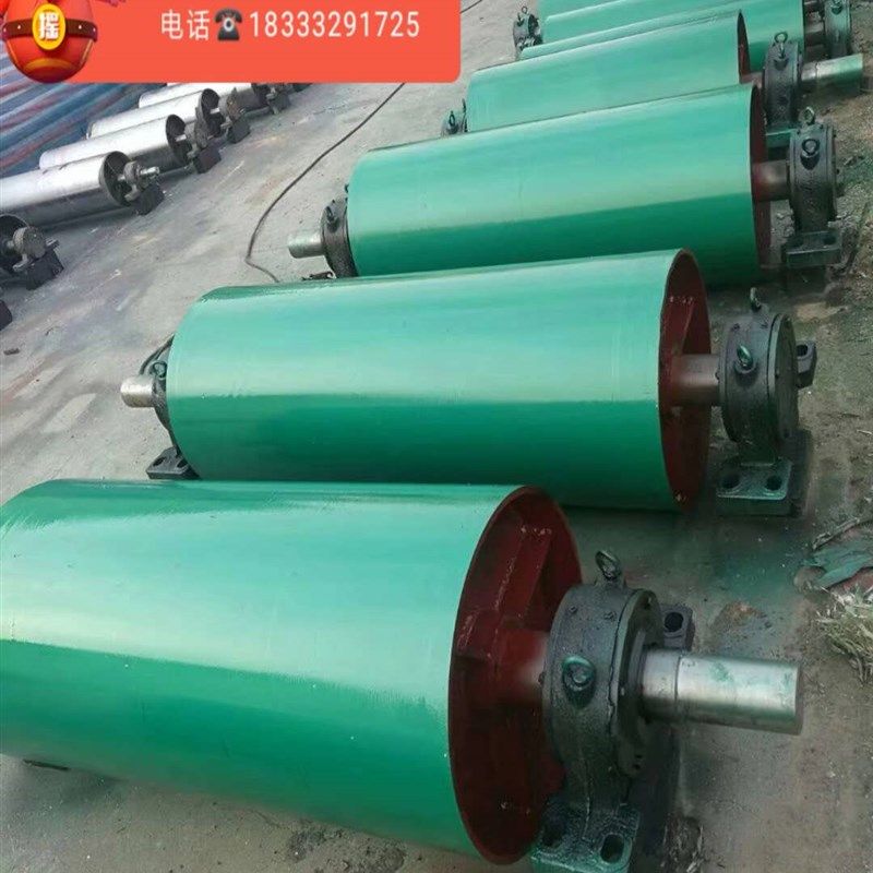热卖皮带滚筒托辊滚轴输送机包胶主动传动被动改向辊无动力碳钢,搬运/仓储/物流设备,机械式停车设备（立体停车库）,淘宝优惠券,粉丝福利购,淘宝优惠卷