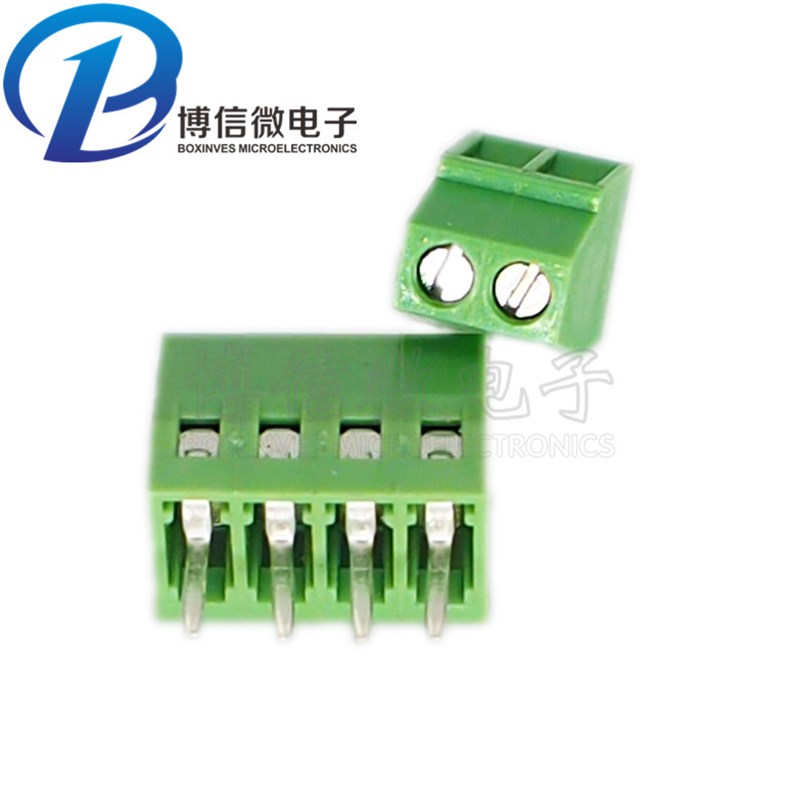 DG308 KF120 2.54mm间距螺钉式 PCB接线端子2P/3P/4P 2.54
