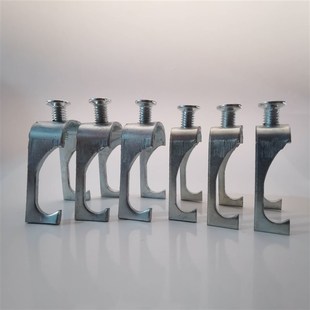 20龙骨卡吊筋卡U型卡KBG线管卡丝杆吊卡镀锌铁龙骨卡25吊丝卡管卡