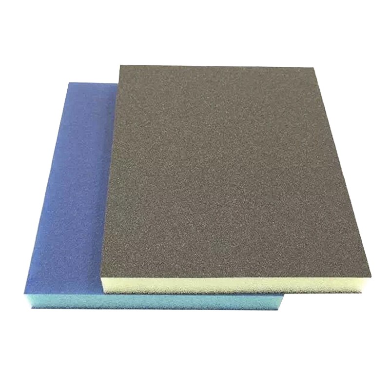 进口猫王海绵砂块双面海绵砂纸塑料家具打磨海绵抛光块海绵打磨块