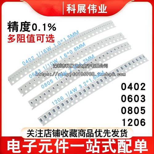 0402/0603/0805/1206 贴片低温漂电阻 10K 11K 12K 13K 15K 0.1%