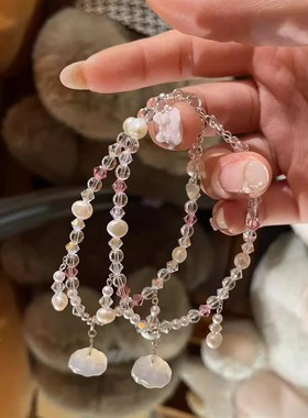 芋头波波-如意锁玉髓手链高级感轻奢小众原创设计手串女款手饰