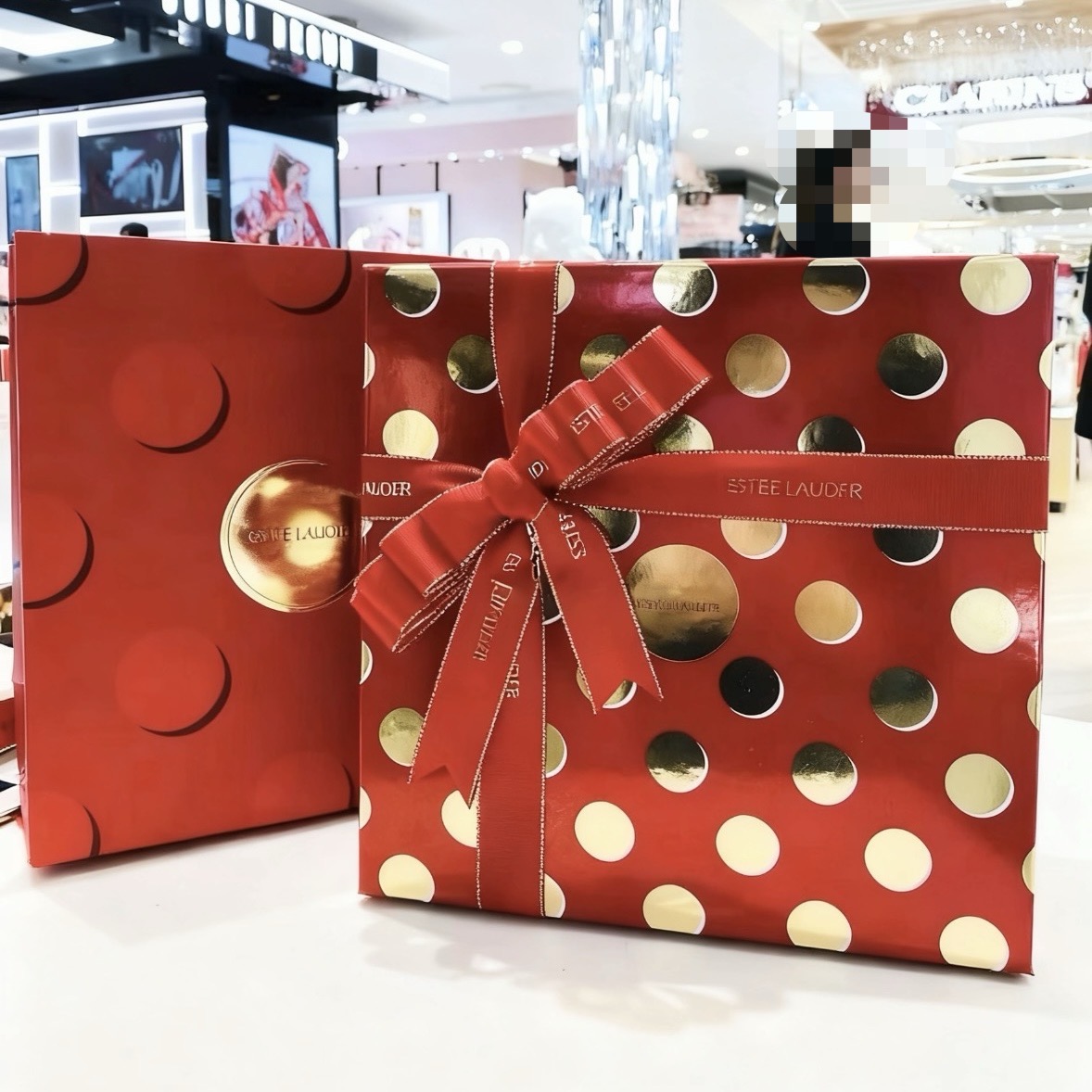 雅诗兰黛专柜手提袋包装袋护肤品礼品袋纸袋中小号空礼盒节庆礼盒