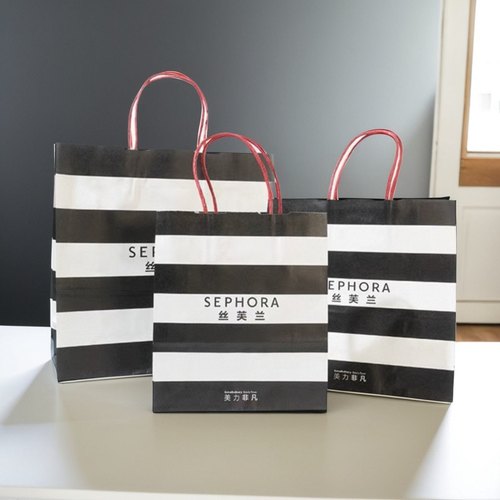 正品丝芙兰礼品袋手提袋大中小号