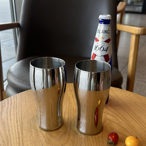 老板娘自留款不锈钢啤酒杯