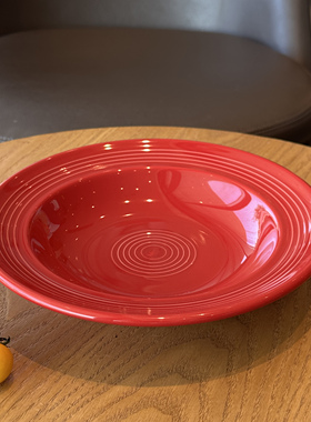 TUXTON正品耐高温意面盘韩国ins酷彩釉下彩新婚乔迁新居圣诞餐盘