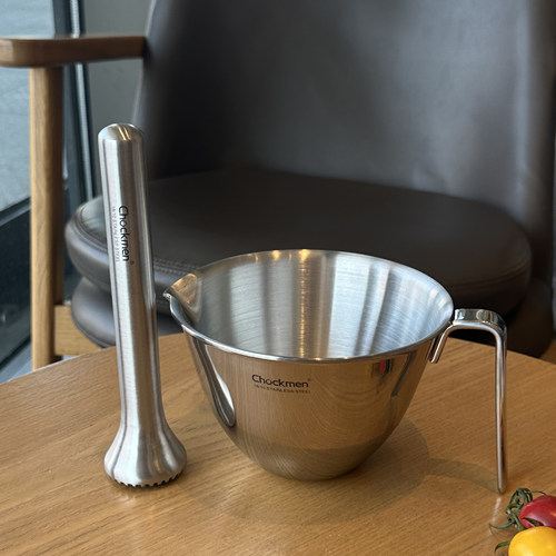 Chockmen18/10不锈钢大号捣蒜器
