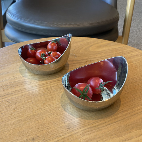 轻奢不锈钢调味碟火锅调料