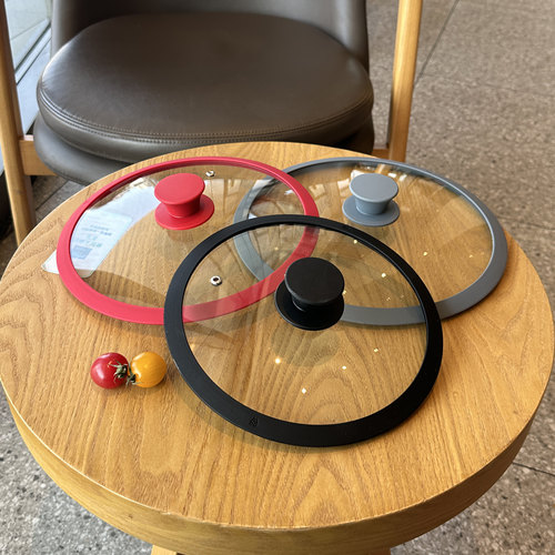 硅胶锅盖钢化玻璃盖轻奢聪明盖