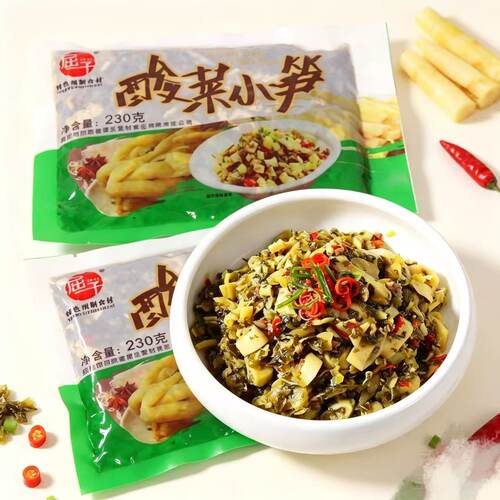屈子酸菜小笋半成品菜咸菜