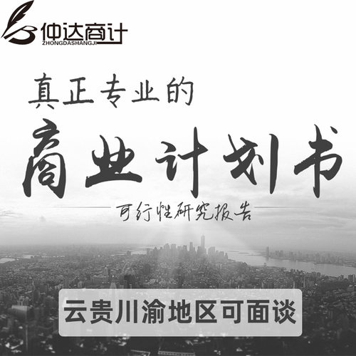 撰写bp商业计划书融资项目建议立项可行性研究报告路演ppt代做