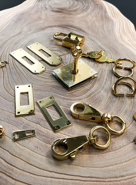 精品凯莉五金MINI 25 28 32 35不锈钢高品质真空电镀真金手工皮具