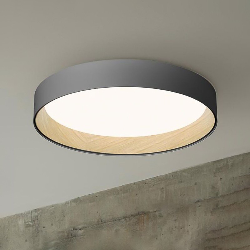 丹麦设计师圆形吸顶灯北欧极简创意卧室别墅衣帽间书房客厅吸顶灯