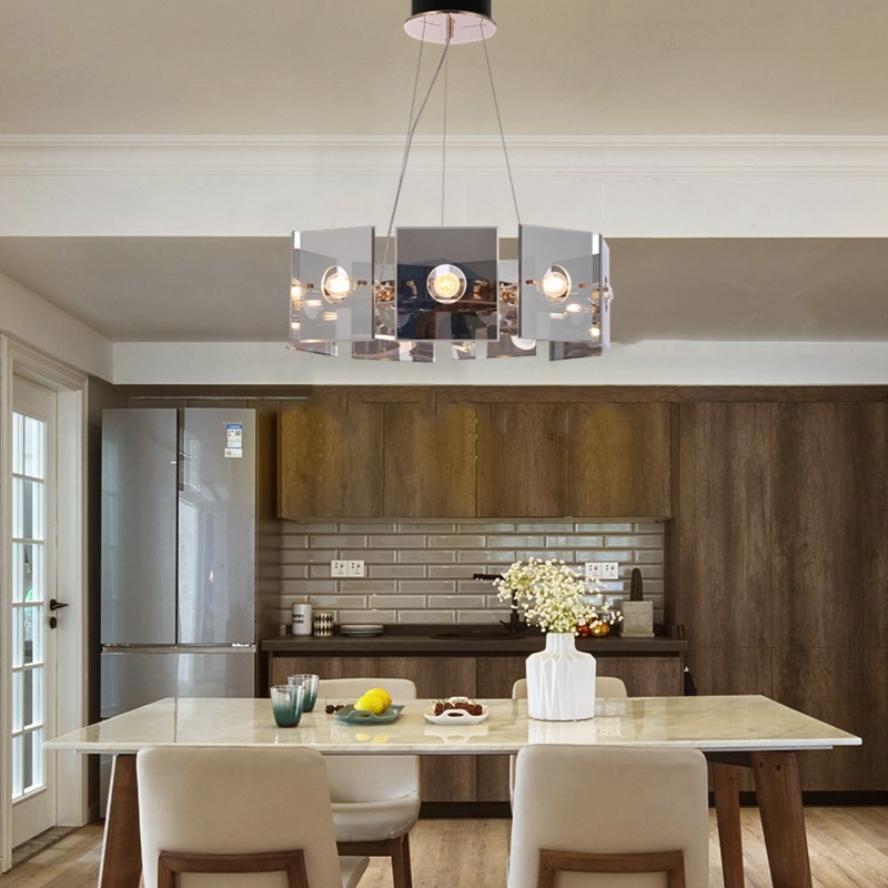 轻奢客厅设计师卧室玻璃吊灯