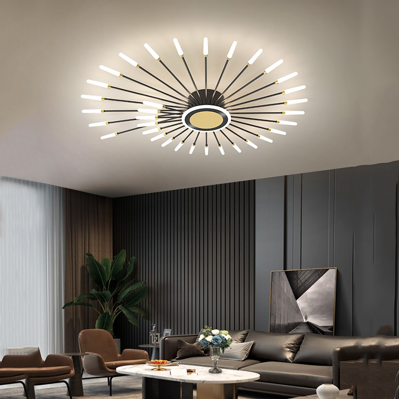 客厅餐厅卧室现代简约枝形吸顶灯