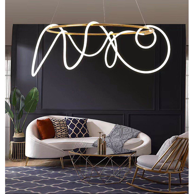 艺术卧室样板房别墅设计师吊灯