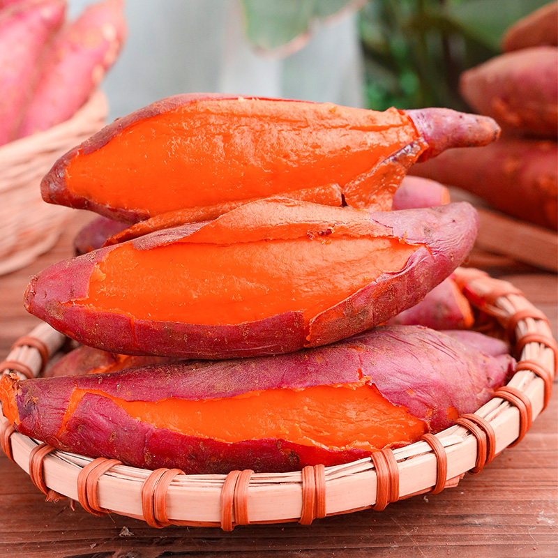 正宗六鳌红心蜜薯新鲜板栗红薯糖心西瓜红10斤沙地农家自种地瓜