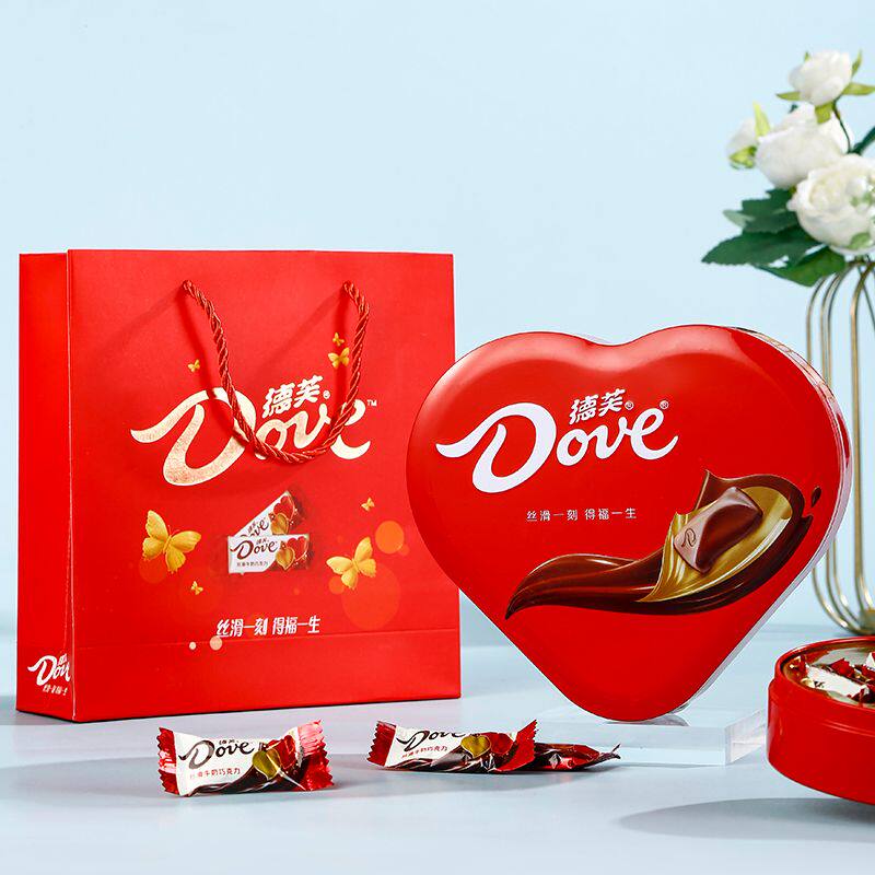 德芙牛奶巧克力结婚订婚女生生日礼物结婚订婚满月伴手礼喜糖礼盒
